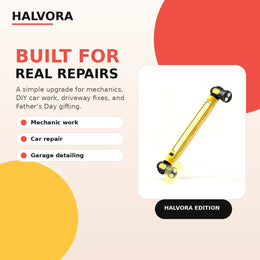 Halvora 3000LM magnetic under-hood rechargeable work light bar
