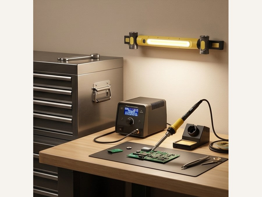 Halvora 3000LM Magnetic Under-Hood Rechargeable Work Light Bar VIP reason 6